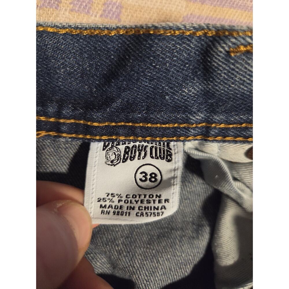 Billionaire Boys Club Prewashed Distressed Patchwork Faded Jeans Men's 37 x 33 - Picture 3 of 15